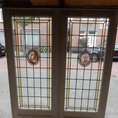 Schiebetüren aus Buntglas Nr. 2188
