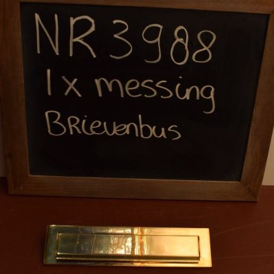 Messing-Briefkasten