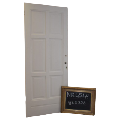 Tür mit weißer Holzfüllung 92 x 226 - NR.4544