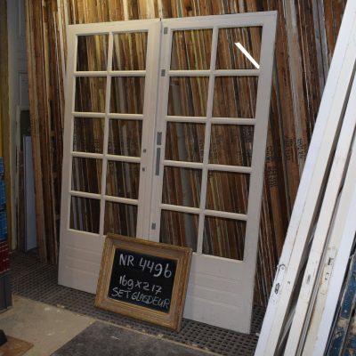 Witte Glasdeur Set 169x217 – NR.4496