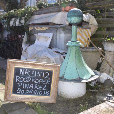 Grote rode koperen pinakel 80 BR x 110 HG – NR.4512