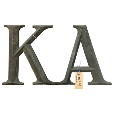 Bronze-Buchstabe K & A Nr. 3773