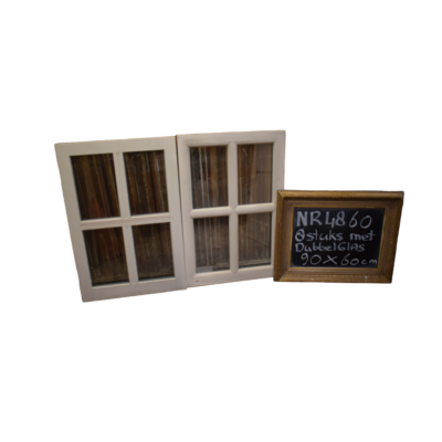 8 Doppelglasfenster Set 90x60 cm - Energieeffizient - Nr. 4860