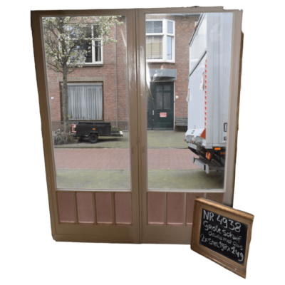 Doppelter Satz Schiebetüren Glas 198x249 - Mammut NR. 4938