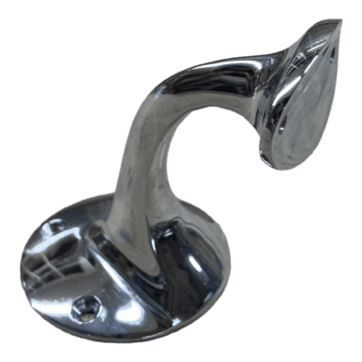 Geländerhalter aus Chrom