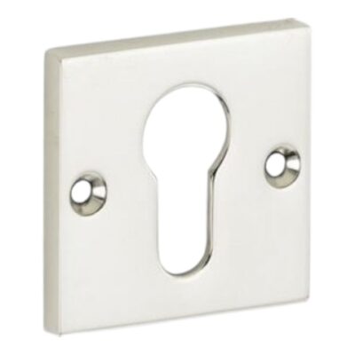 Zylinderrosette Bauhaus verdeckt Nickel poliert