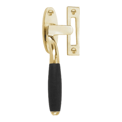 Fensterhebel TIMELESS RB-1932 Links Messing Unlackiert/Ebenholz