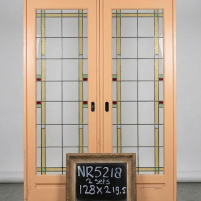 Schiebetüren aus Buntglas Nr. 5218 128 cm x 219,5 cm