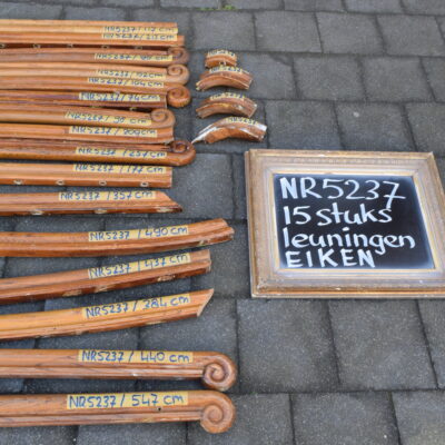 Geländer aus Eichenholz Nr. 5237