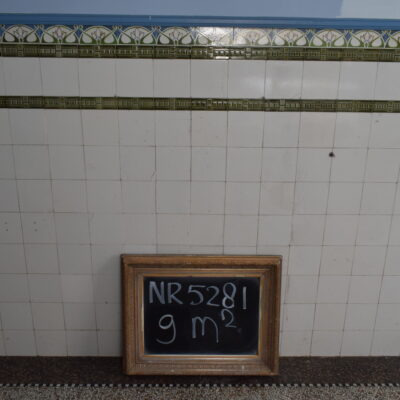 Jugendstilfliesen Nr. 5281 ca. 9m2