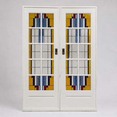 Glas in lood schuifdeuren | 144 x 207 | Nr. 5429
